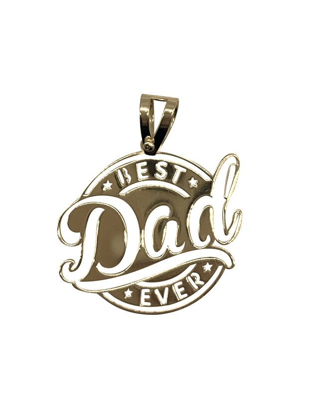 Pendente "BEST DAD EVER" Gold