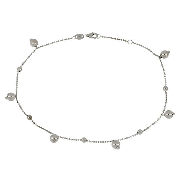 Cavigliera Donna In Acciaio Inox Placcato Oro - Regolabile 20-30cm Con Charm - Foto 2