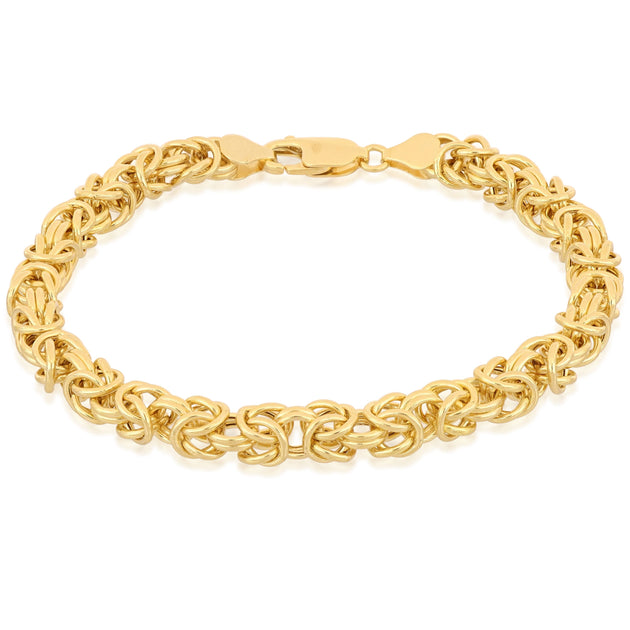 Bracciale Artigianale Sardo In Argento 925 Con Bottone Iglesiente E Pendenti In Ossidiana – Portafortuna