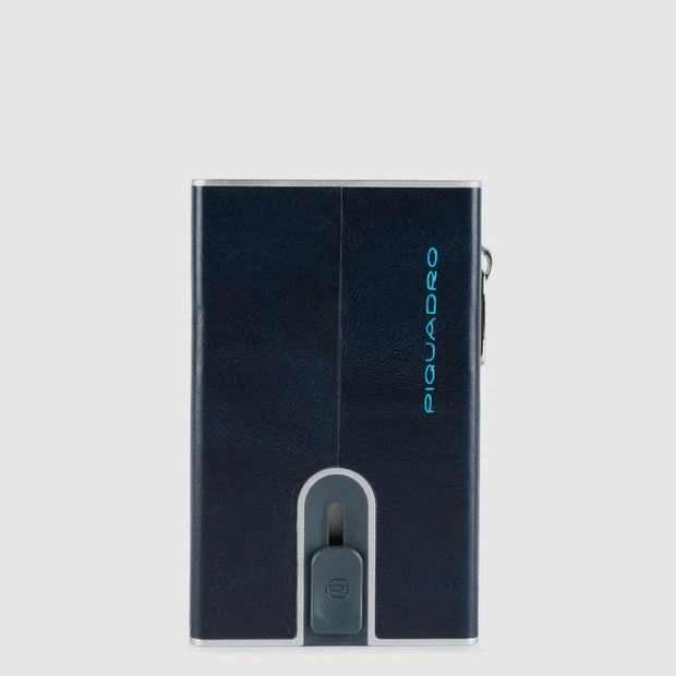 Compact wallet per banconote e carte di credito co BLU