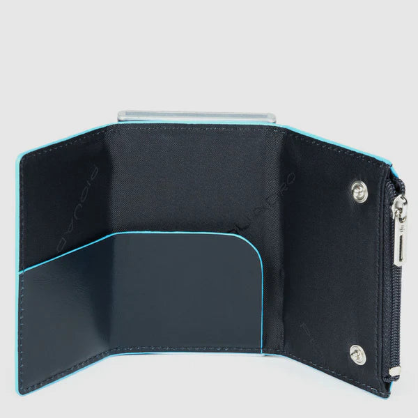 Compact wallet per banconote e carte di credito co BLU