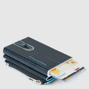 Compact wallet per banconote e carte di credito co BLU