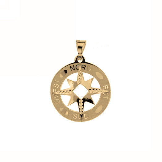 Pendente "ROSA DEI VENTI" Gold