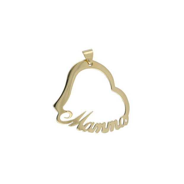 Pendente "CUORE MAMMA" Gold