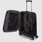 Trolley formato cabina ultra slim a quattro ruote NERO