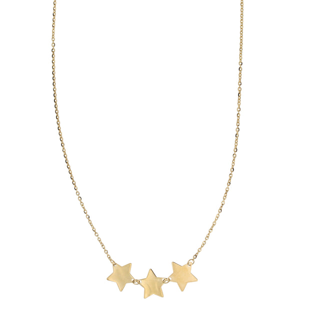 Collana oro con stelle