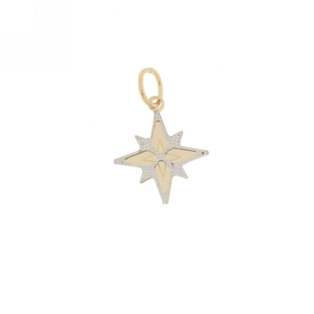 Pendente "ROSA DEI VENTI" Gold&Silver