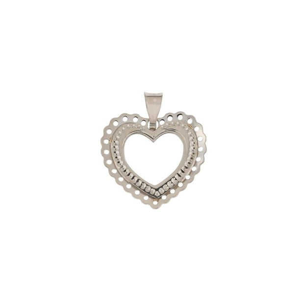 Pendente "CUORE" Silver