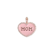 Collana Cuore in Oro 18kt e brillanti MOM