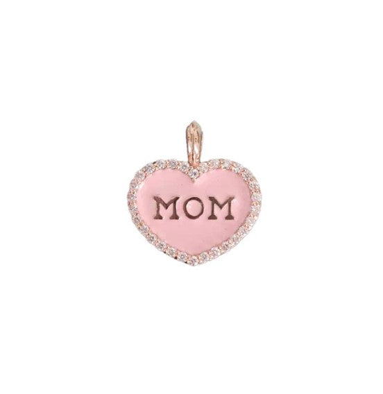 Collana Cuore in Oro 18kt e brillanti MOM