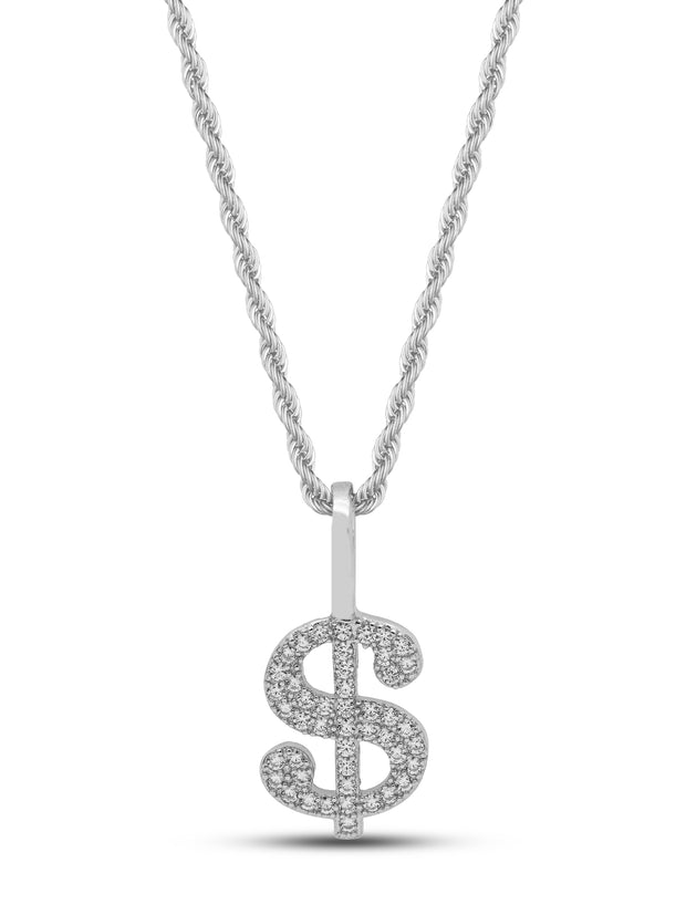 COLLANA DOLLARO IN ARGENTO