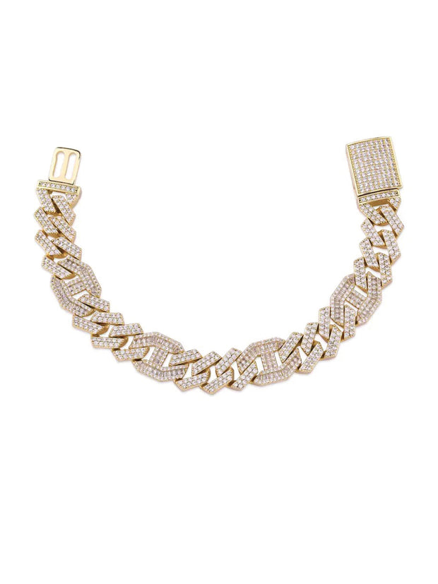 Bracciale "SHARP BAGUETTE Gold