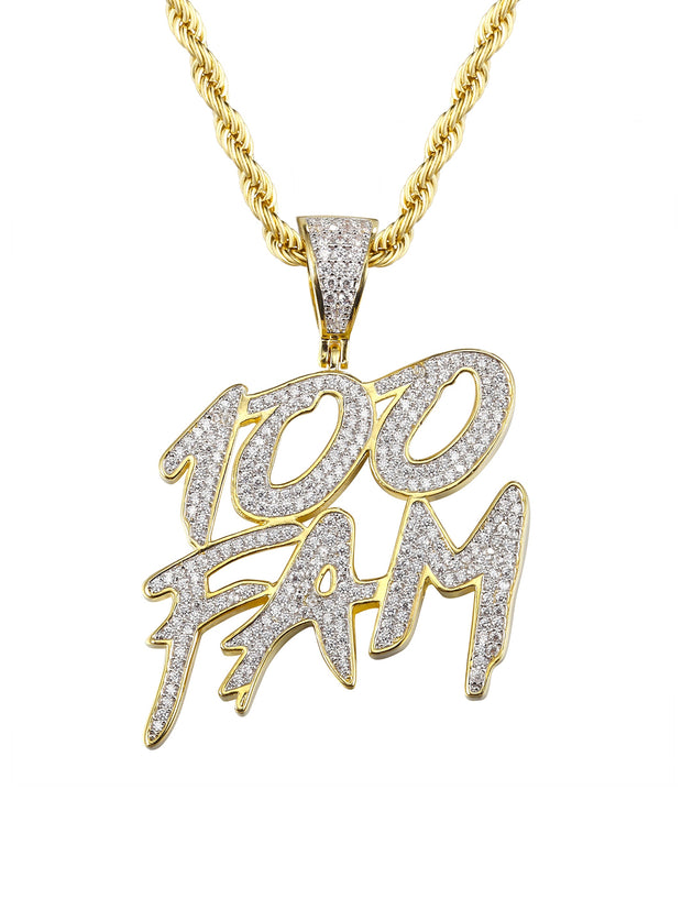 Collana Geolier x Prince "FAM" Gold