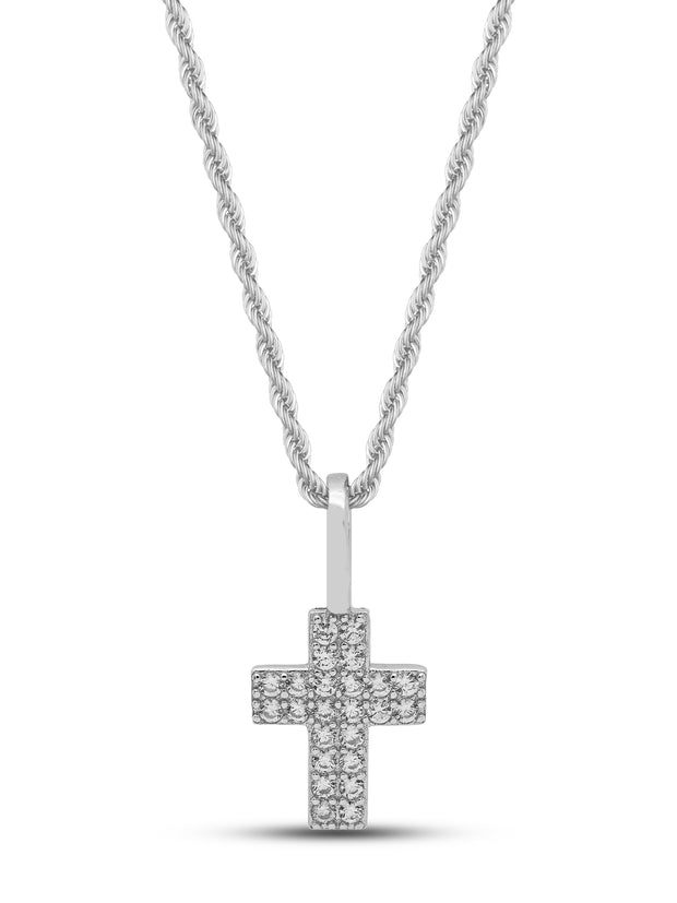 COLLANA CROCE  IN ARGENTO