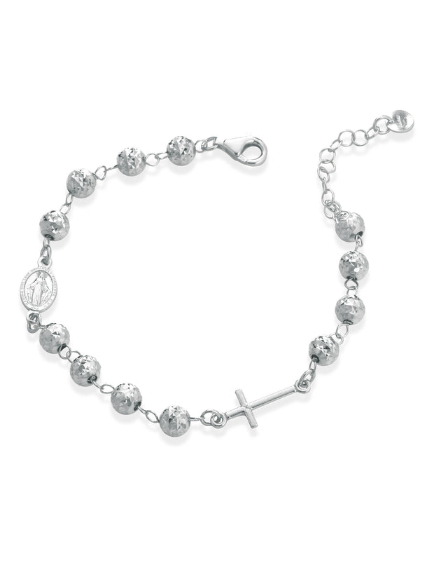 Bracciale "ROSARIO" Silver in Argento