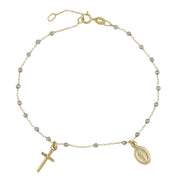 Bracciale oro rosario