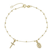 Bracciale oro rosario