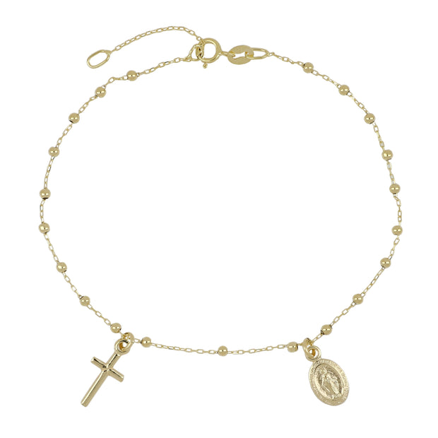 Bracciale oro rosario