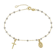 Bracciale oro rosario