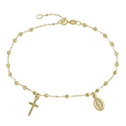 Bracciale oro rosario
